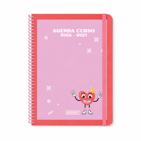 Agenda Escolar Frutas 2026/27 Con Regla