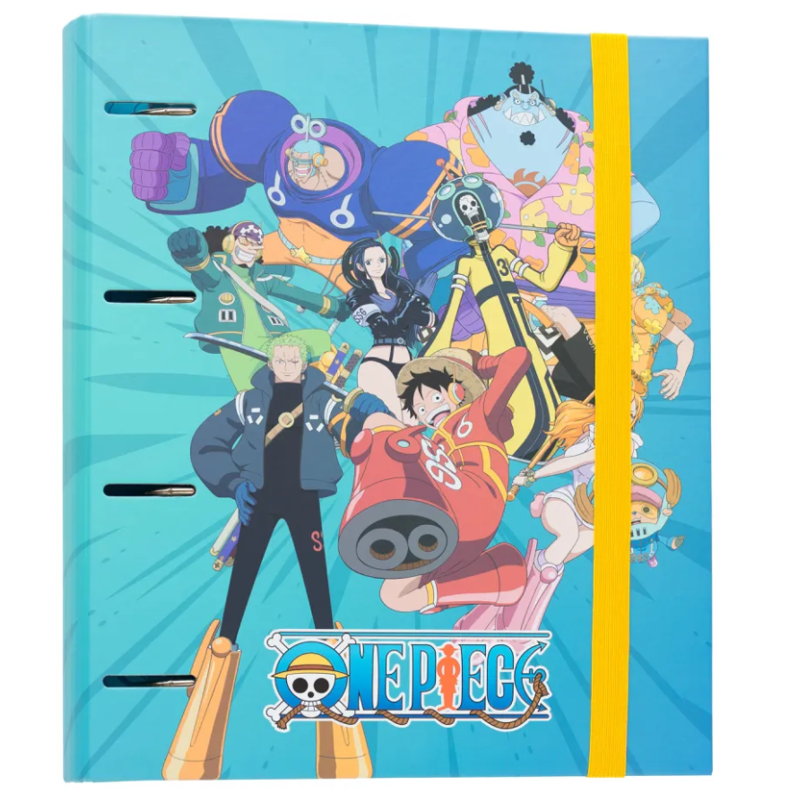 Carpeta Con 4 Anillas One Piece De Grupo Erik