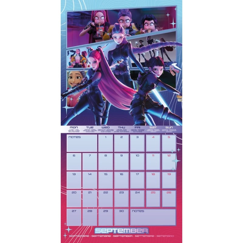 K-POP Demon Hunters Calendario 2027