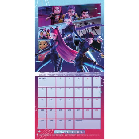 K-POP Demon Hunters Calendario 2027
