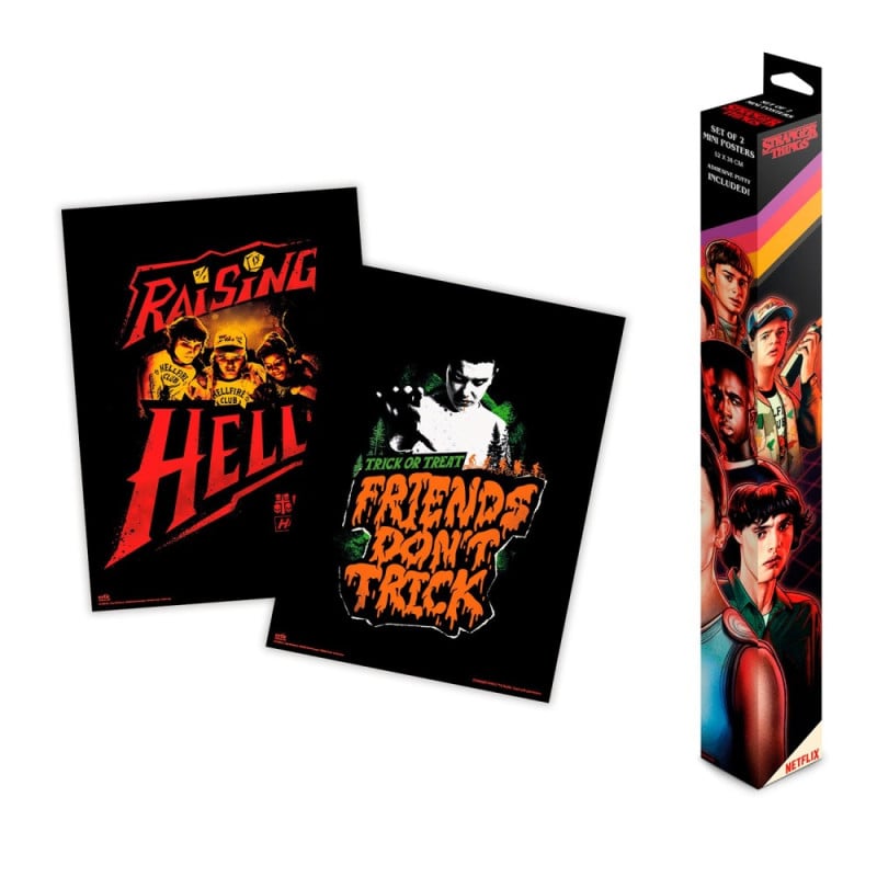 Stranger Things Set Miniposters  De Grupo Erik