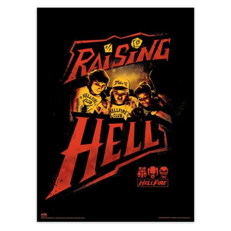 Stranger Things Set Miniposters