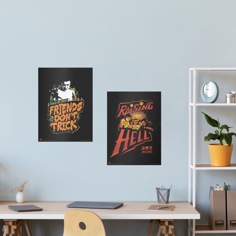 Stranger Things Set Miniposters