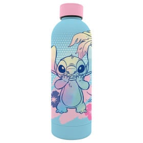 Botella De Acero Inoxidable Stitch Aloha 500 Ml De Kidseuroswan