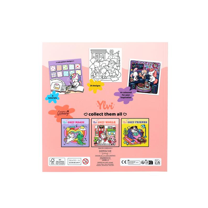 Ylvi Cozy World Libro Para Colorear