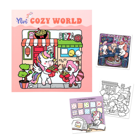 Ylvi Cozy World Libro Para Colorear