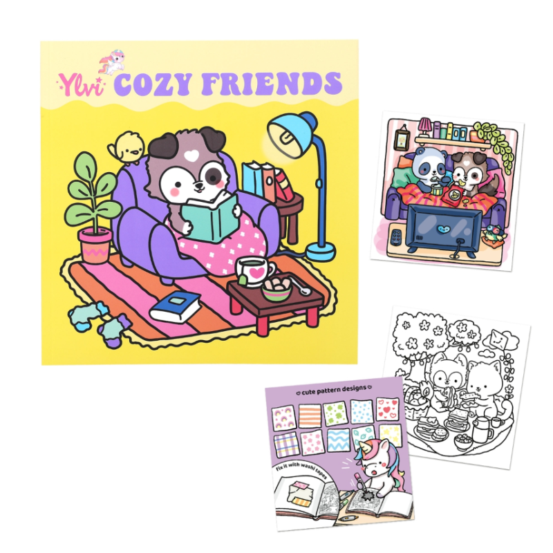 Ylvy Cozy Friends Libo Para Colorear