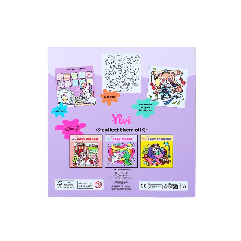 Ylvi Cozy Magic Libro Para Colorear