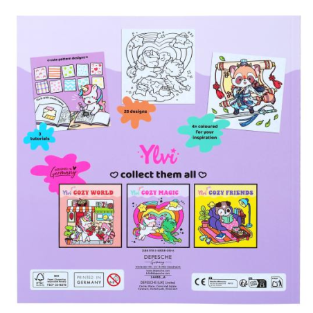Ylvi Cozy Magic Libro Para Colorear
