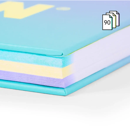 Cuaderno Milan A4 Sunset Verde 90H Espiral
