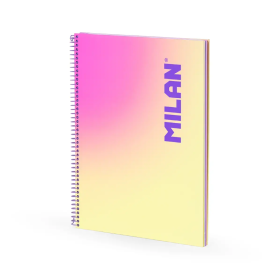 Cuaderno Milan A4 Sunset Amarillo 90H Espiral