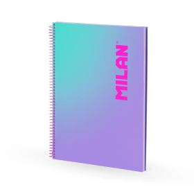 Cuaderno Milan A4 Sunset Violeta 90H Espiral