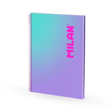 Cuaderno Milan A4 Sunset Violeta 90H Espiral