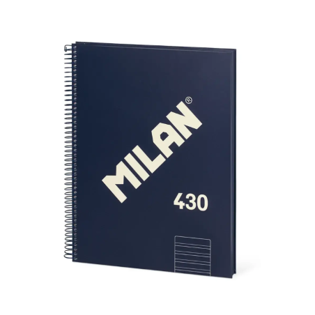 Cuaderno Milan A4 Azul 80H Espiral