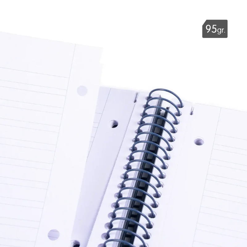 Cuaderno Milan A4 Azul 80H Espiral