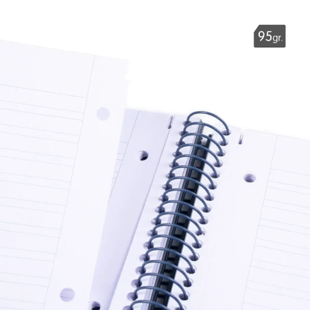 Cuaderno Milan A4 Azul 80H Espiral