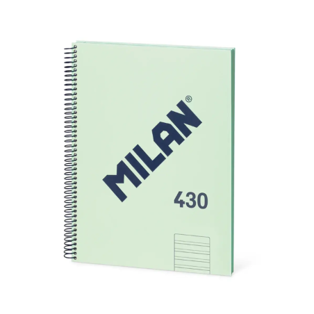 Cuaderno Milan A4 Verde 80H Espiral
