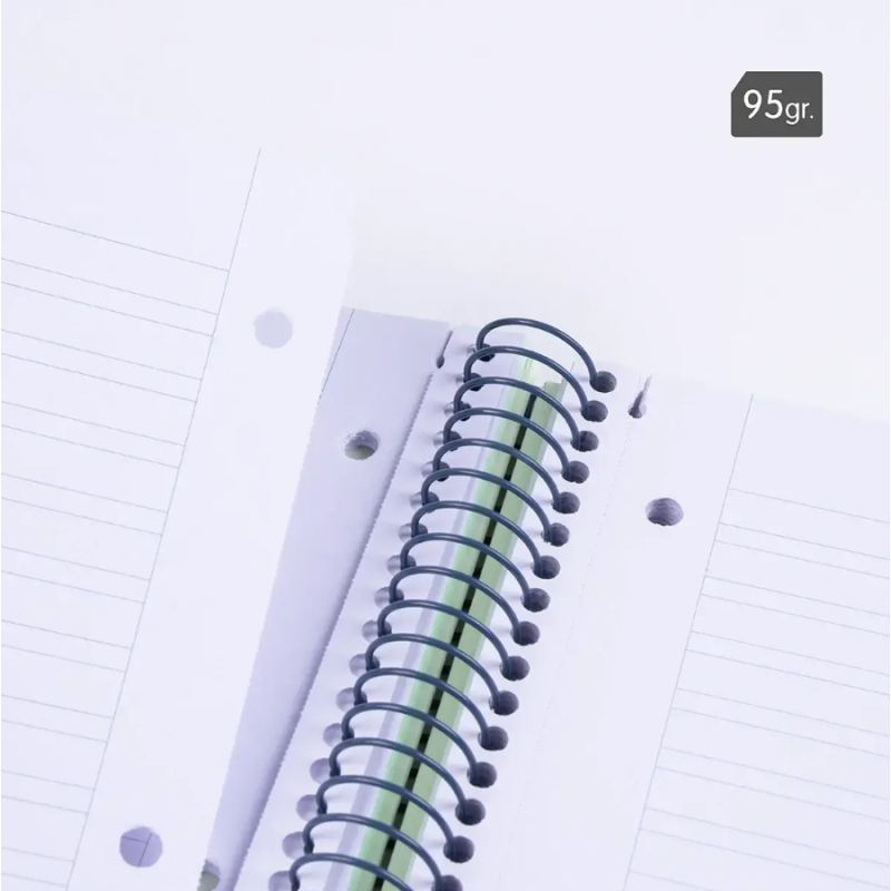 Cuaderno Milan A4 Verde 80H Espiral