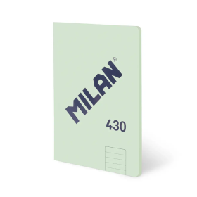 Libreta A4 Verde 48 Hojas Líneas Milan