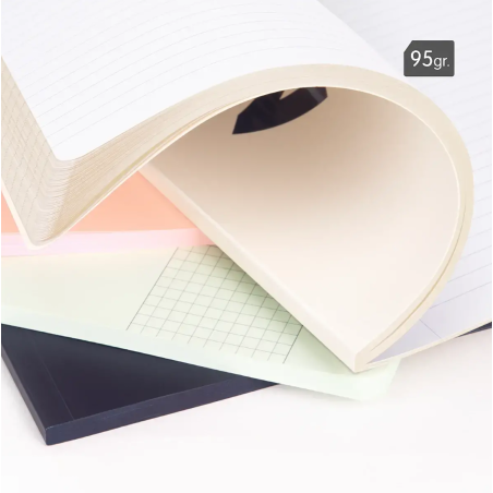 Libreta A4 Verde 48 Hojas Líneas Milan