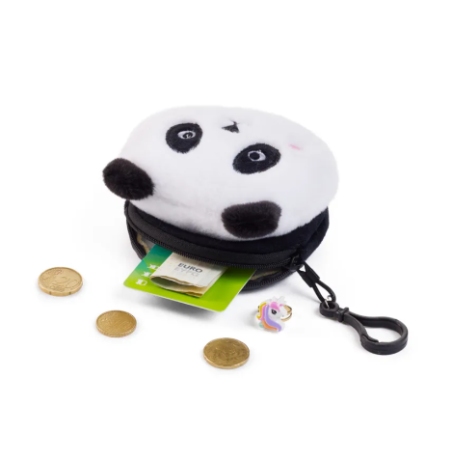 Monedero Peluche Panda Back2Fun