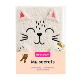 Diario Secreto Peluche Gato Back2Fun