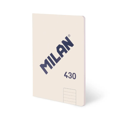 Libreta A4 Beige 48 Hojas Líneas Milan