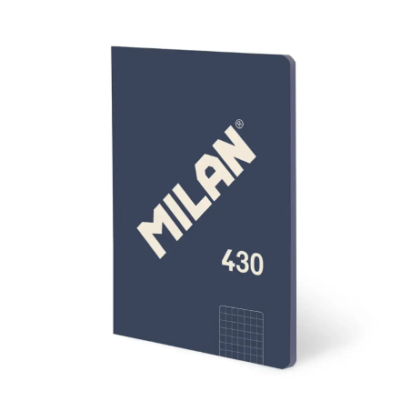 Libreta A4 Azul 48 Hojas Cuadrícula Milan