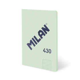Librerta A4 Verde 48 Hojas Cuadrícula Milan