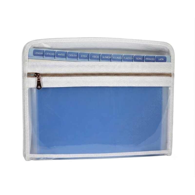 Carpeta Clasificadora Acordeón con Cremallera