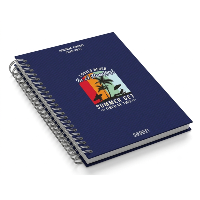 Agenda Escolar Summer 2026-2027 8º Día Página