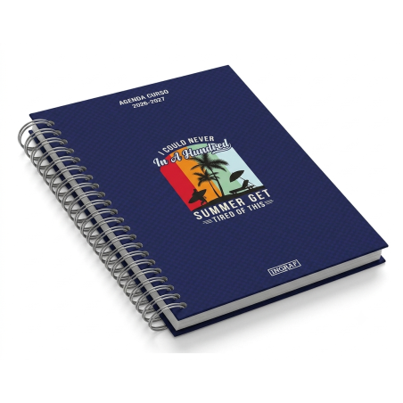 Agenda Escolar Summer 2026-2027 8º Día Página