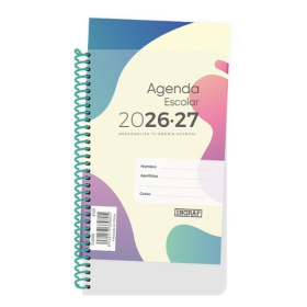 Agenda Escolar Personalizable 2026-2027 A5 Día Página