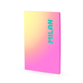 Libreta A4 Sunset Rosa 48 Hojas Cuadrícula Milan