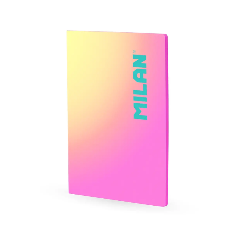 Libreta A4 Sunset Rosa 48 Hojas Cuadrícula Milan