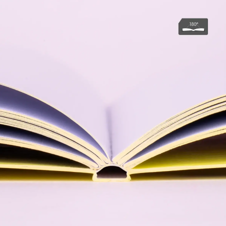 Libreta A4 Sunset Amarillo 48 Hojas Cuadrícula Milan