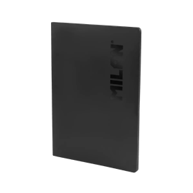 Libreta A4 Shadow Negro 48 Hojas Cuadrícula Milán