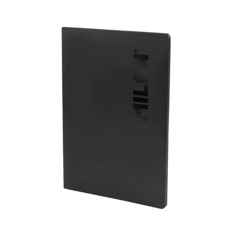 Libreta A4 Shadow Negro 48 Hojas Cuadrícula Milán