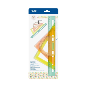 Estuche de Dibujo 4 Reglas Milan