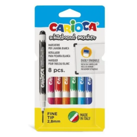 Pack de 8 Rotuladores para Pizarra Blanca Carioca