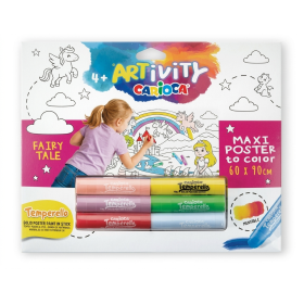 Carioca Artivity Póster Hadas con Témperas