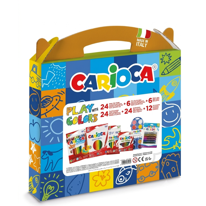 Maletín Carioca Play Colors 60 Piezas