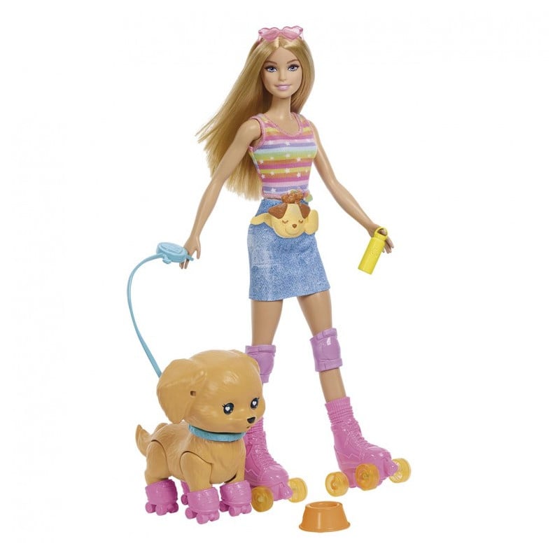 Barbie Patina y Corre con Perrito