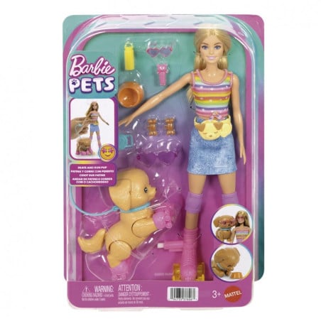 Barbie Patina y Corre con Perrito