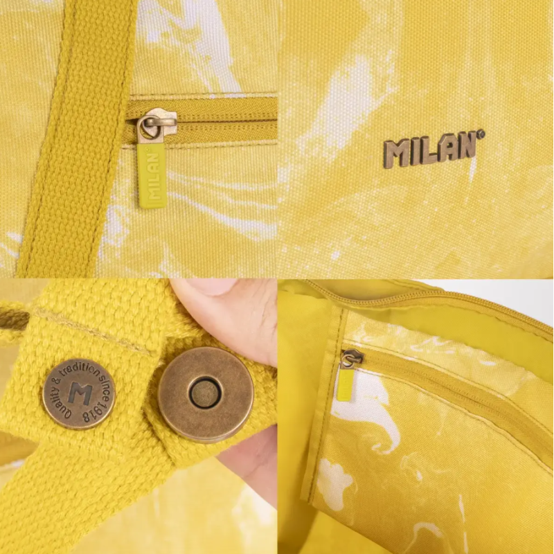 Bolso Shopper Lava Amarillo Milan