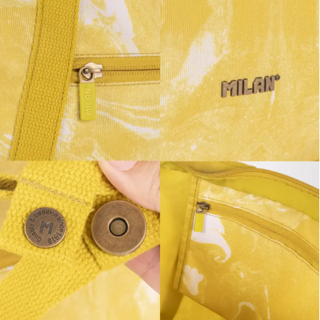 Bolso Shopper Lava Amarillo Milan