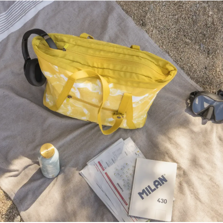 Bolso Shopper Lava Amarillo Milan