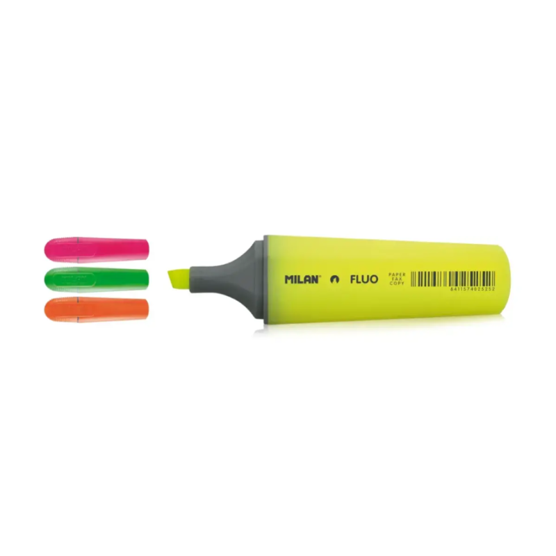 Bolsa 4 Subrayadores Fluo Milan