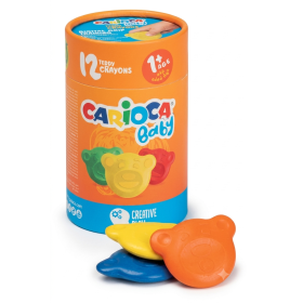 Carioca Baby Set 12 Ceras Teddy