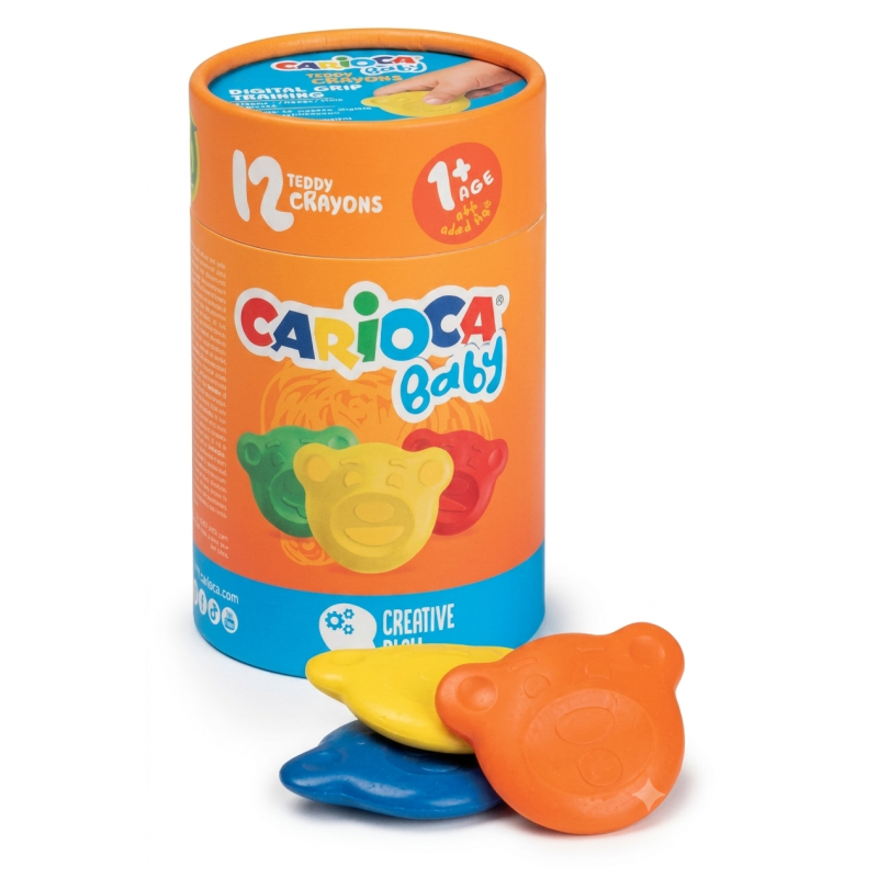 Carioca Baby Set 12 Ceras Teddy